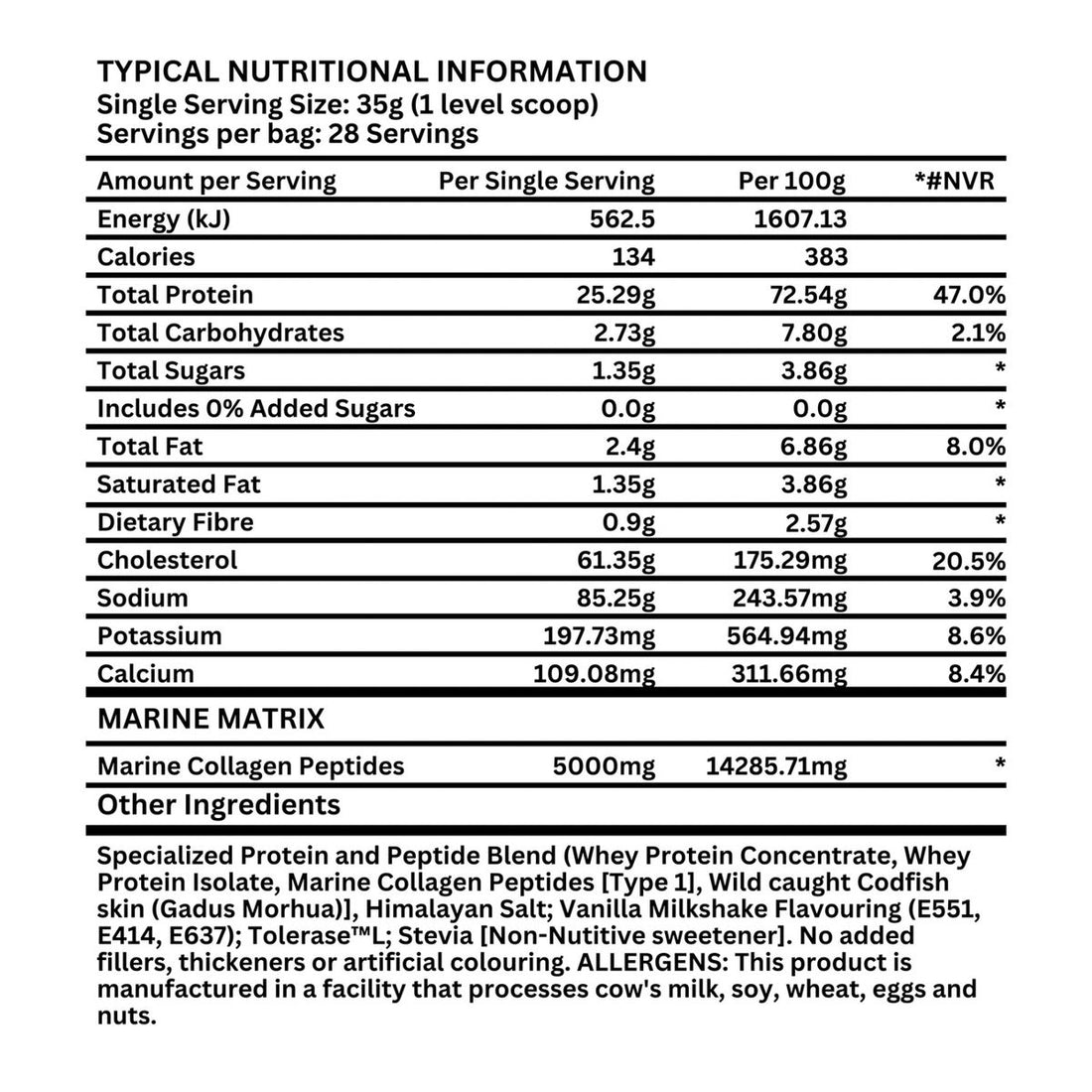 Marine Collagen Whey Protein For Her -2x1kg Combo