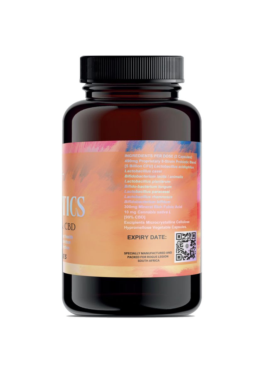 Probiotics - CBD - 60 Capsules - 300mg