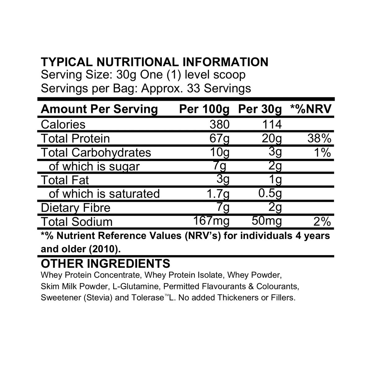 Lifestyle Whey Protein -1kg