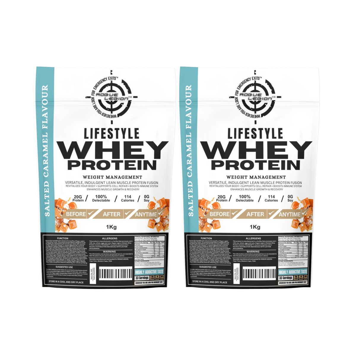 Lifestyle Whey Protein-2x1kg Combo