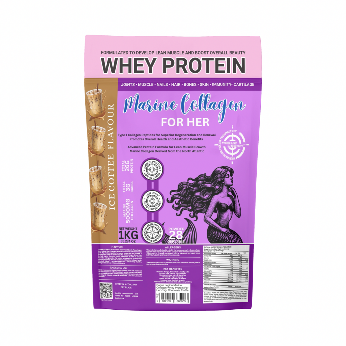 Marine Collagen Whey Protein For Her -1kg