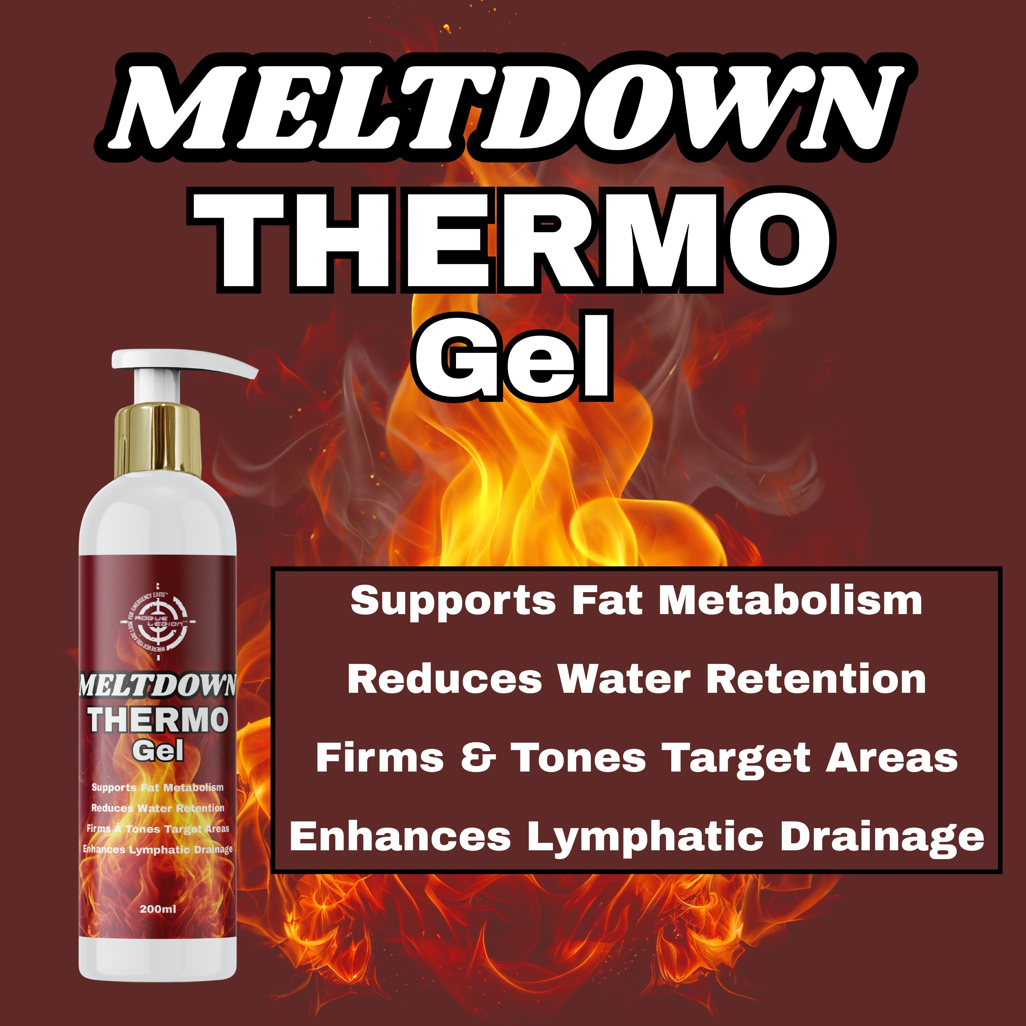 Rogue Legion Meltdown - Thermogenic Fat Burning Gel (200ml)