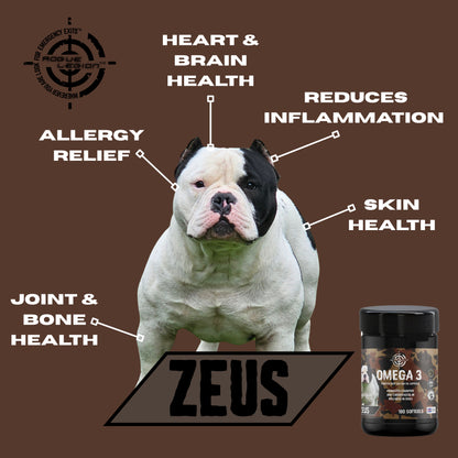 Rogue Legion K9 - Omega 3 - 180 Softgels - 1000mg