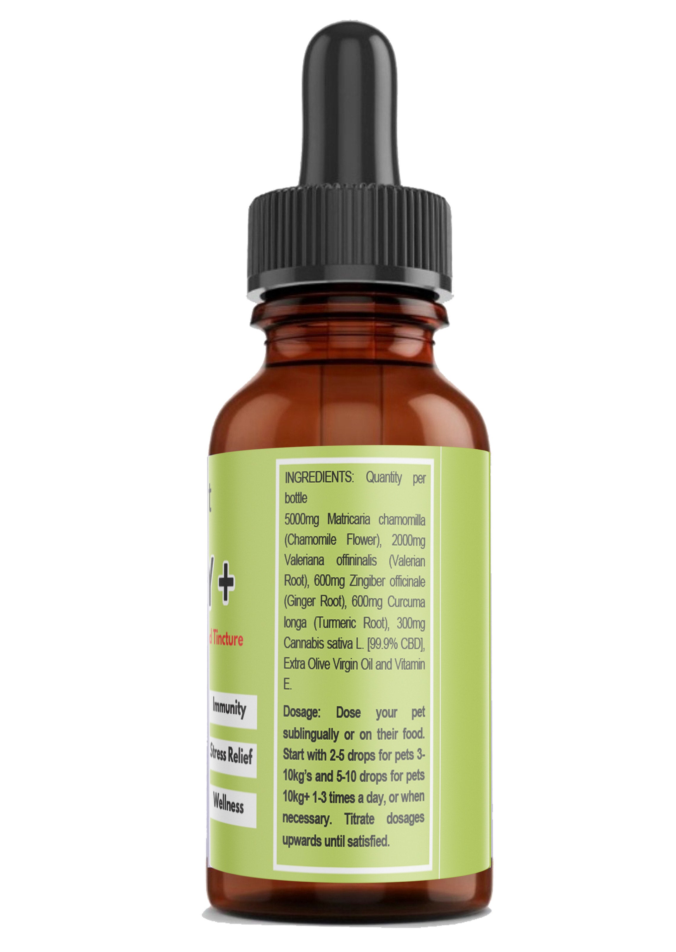 Prevento Vet CBD Recovery + Herbal Nano Tincture (30ml)