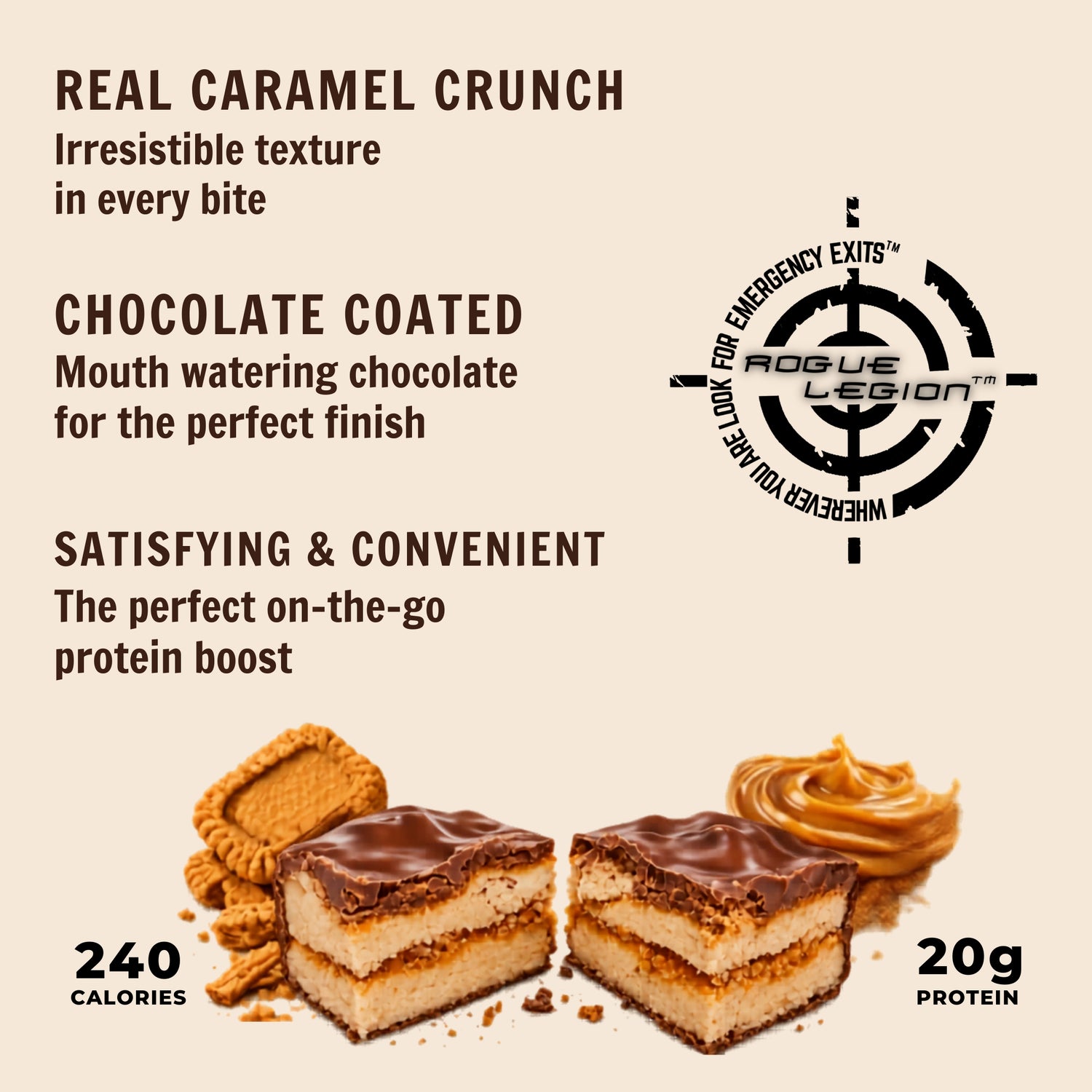 Lifestyle Protein Bar-Caramel Crunch-12 x 60g