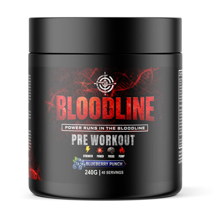 Rogue Legion Bloodline Pre-Workout- Blueberry Punch- 240g (40 Servings)