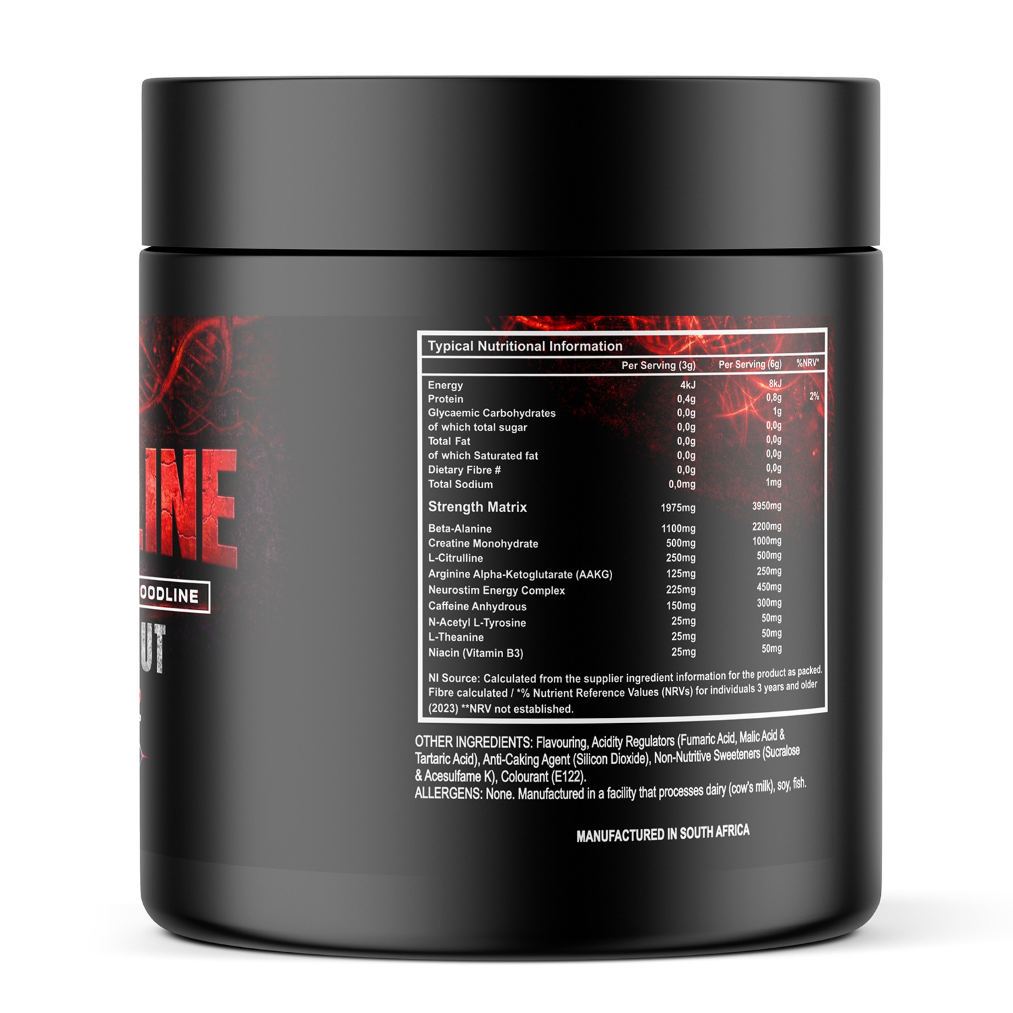 Rogue Legion Bloodline Pre-Workout- Blueberry Punch- 240g (40 Servings)