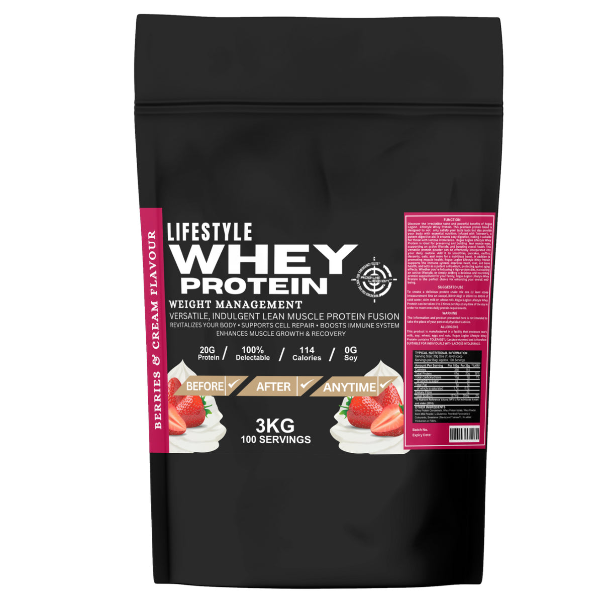 Lifestyle Whey Protein -3kg