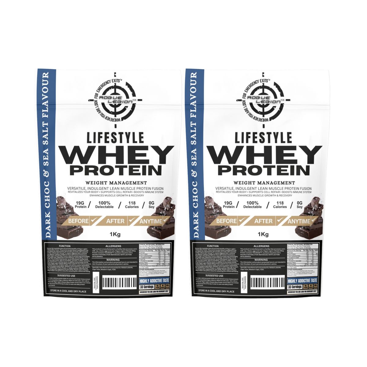 Lifestyle Whey Protein-2x1kg Combo